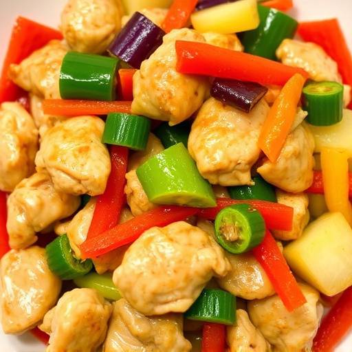 Image of a quick and easy Chicken Stir-Fry with colorful vegetables